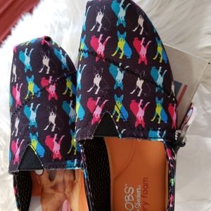 Boston Terrier Bobs Sketchers shoes 8.5 BNIB